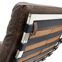 Beaubourg Top Grain Leather Chaise - Vintage Brown at online8 furniture store Auckland