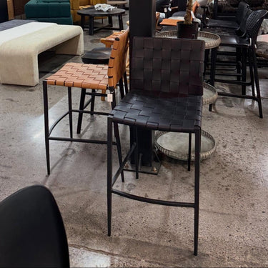 Beckett Barstool | Counter Stool - Tan at online8 furniture store Auckland