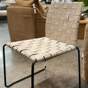 Beckett Dining Chair - Stone at online8 furniture store Auckland