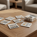 Beer Coasters Set/6 at online8 furniture store Auckland