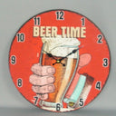 Beer Time Clock - 34Cm at Online8 Furniture Auckland NZ
