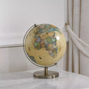 Beige World Globe - 28cm at online8 furniture store Auckland