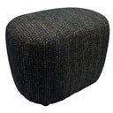 Bella Accent Ottoman - Gold & Black at online8 furniture store Auckland