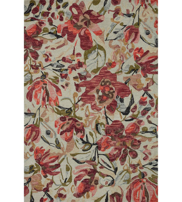 Bella Donna Rug - Ivory / Raspberry at online8 furniture store Auckland
