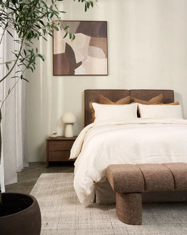 Elara Bench Seat - Dusty Seed