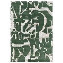 Bente Abstraction Green Rug at online8 furniture store Auckland
