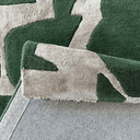 Bente Abstraction Green Rug at online8 furniture store Auckland