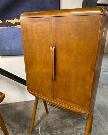 Bergen Retro Bar Unit | Wine Cabinet at online8 furniture store Auckland