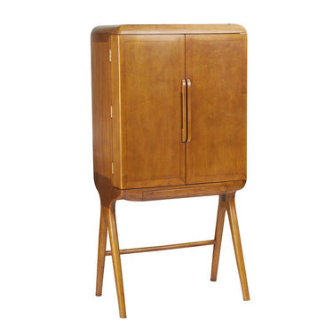 Bergen Retro Bar Unit | Wine Cabinet at online8 furniture store Auckland