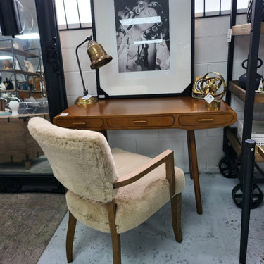 Bergen Sixties Desk with 3 Drawers at online8 furniture store Auckland