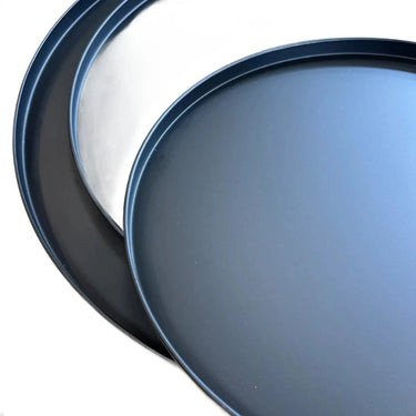 Bianca Metal Tray Set/3 - Black at online8 furniture store Auckland