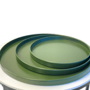 Bianca Metal Tray Set/3 - Green at online8 furniture store Auckland