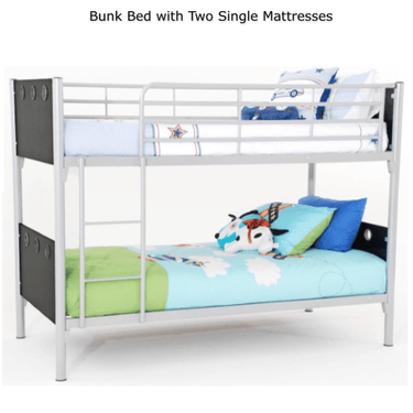 Billington Bunk Bed with Two Single Mattress at online8 furniture store Auckland
