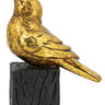 Bird on Stand  - Gold at online8 furniture store Auckland