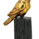 Bird on Stand - Gold at online8 furniture store Auckland