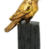 Bird on Stand - Gold at online8 furniture store Auckland