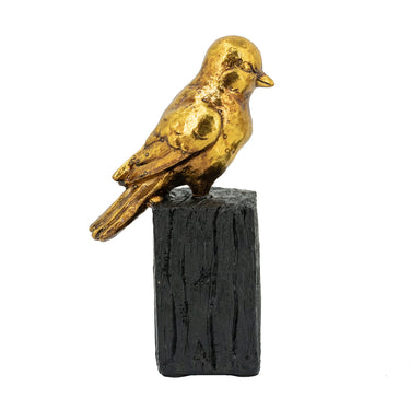 Bird on Stand - Gold at online8 furniture store Auckland