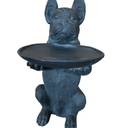 Black Fiber Clay Dog W/ Table at online8 furniture store Auckland