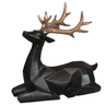 Black Geo Stag with Gold Antlers at online8 furniture store Auckland