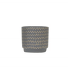 Black/Gold Zig Zag Planter SMALL at online8 furniture store Auckland
