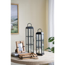 Black Lanterns Set of 2 at Online8 Furniture Auckland NZ