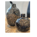 Black Leopard Print Tall Bud Vase at online8 furniture store Auckland