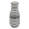 Black & White Striped Vase at online8 furniture store Auckland