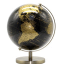 Black World Globe - 28cm at online8 furniture store Auckland