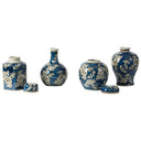 Blue and White Jar - Set of 4 at Online8 Furniture Auckland NZ