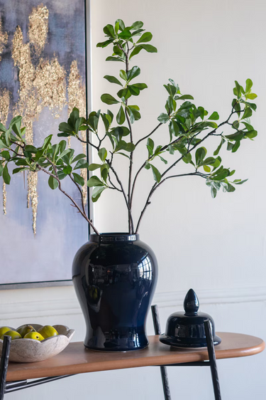 Blue Ginger Jar - Blue at online8 furniture store Auckland