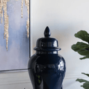 Blue Ginger Jar - Blue at online8 furniture store Auckland