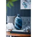 Blue Glass Vase at Online8 Furniture Auckland NZ