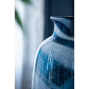Blue Glass Vase at Online8 Furniture Auckland NZ