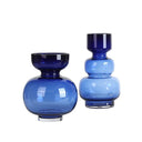 Blue Globe Vase - Tall at online8 furniture store Auckland