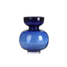 Blue Globe Vase - Wide at online8 furniture store Auckland