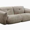 Boca 3-Seater Sofa, 210 x 98 x 79cm with a low Danish-minimalist profile
