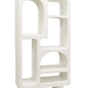 Bodhi Display Unit | Bookshelf - Textured White at online8 furniture store Auckland