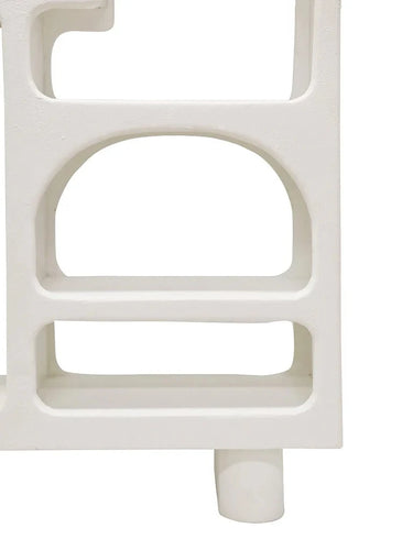 Bodhi Display Unit | Bookshelf - Textured White at online8 furniture store Auckland