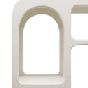 Bodhi Display Unit | Bookshelf - Textured White at online8 furniture store Auckland