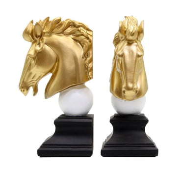 Bookend Set/2 - Knight at online8 furniture store Auckland