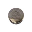 Four nickel Bordeaux aluminium coasters with a cool, refined metallic tone