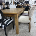Bosquet Double Extension Dining Table - Rustic Light at online8 furniture store Auckland