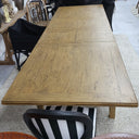 Bosquet Double Extension Dining Table - Rustic Light at online8 furniture store Auckland