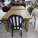 Bosquet Double Extension Dining Table - Rustic Light at online8 furniture store Auckland