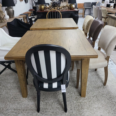 Bosquet Double Extension Dining Table - Rustic Light at online8 furniture store Auckland