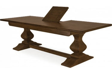 Bosquet Pedestal Double Extension Dining Table at online8 furniture store Auckland