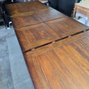 Bosquet Pedestal Double Extension Dining Table at online8 furniture store Auckland