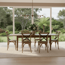 Bosquet Studio Extension Dining Suite - 6 Seater at online8 furniture store Auckland