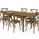 Bosquet Studio Extension Dining Suite - 6 Seater at online8 furniture store Auckland
