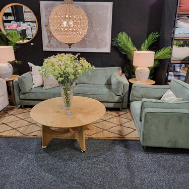 Boston 2 Seater Sofa - Pear Green at online8 furniture store Auckland